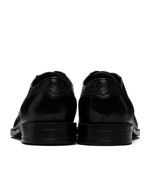 Boss Black Lace-Up Derby Shoes for men