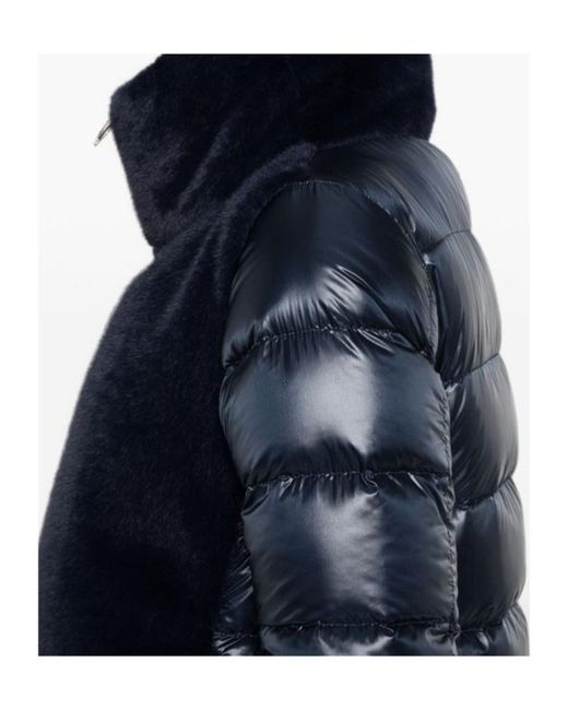 Herno Blue Zip-Up Padded Jacket