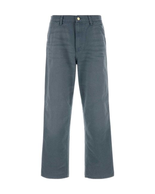 Carhartt Blue Single Knee Straight-Leg Pants for men