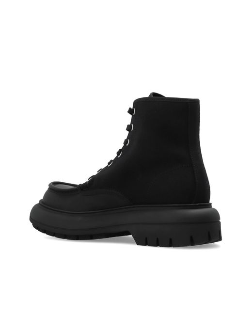 Givenchy Black Lace Up Boots for men
