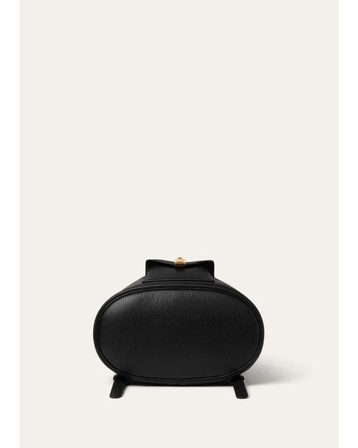 Loro Piana Black Extra Drawstring L27 Backpack
