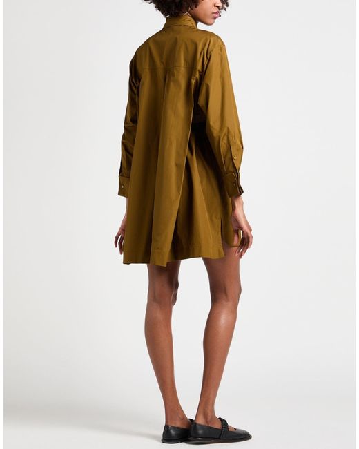 Max Mara Natural Solid Shirt Dress