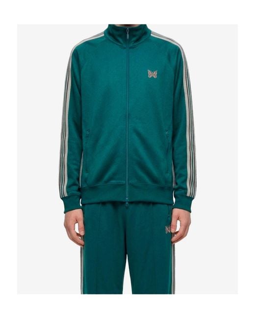 Needles Green Zipper Jacket for men