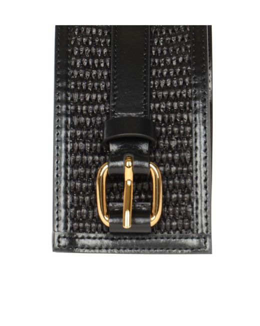 Marni Black Tropicalia Raffia Belt