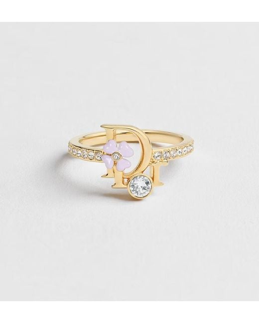 Dior White Precious Clover Ring