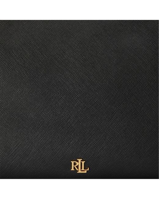 Ralph Lauren Black Danni Leather Shoulder Bag