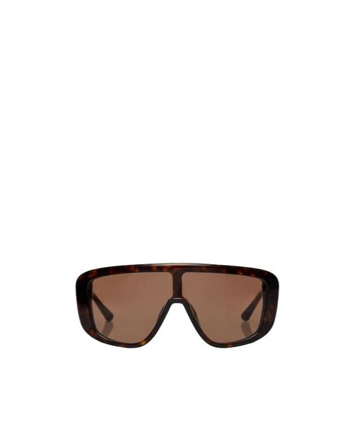 Dolce & Gabbana Brown Dg Marlene Shield Sunglasses
