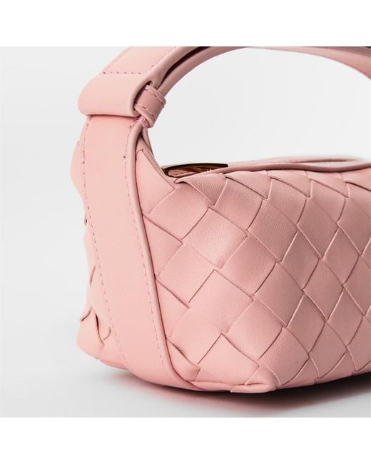 Bottega Veneta Pink Woven Handbag