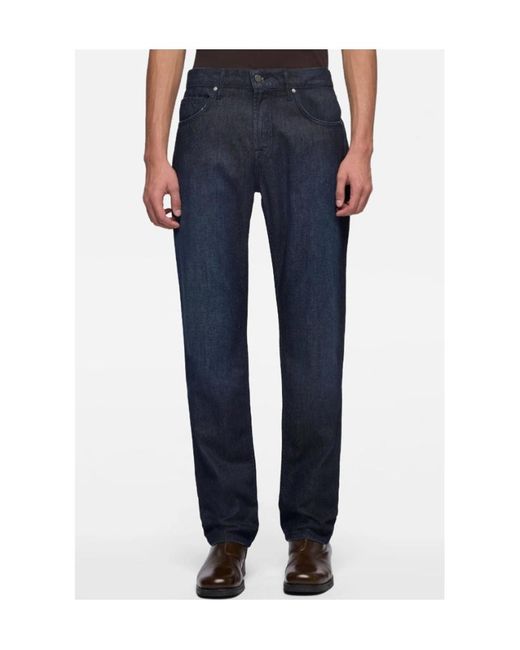 7 For All Mankind Blue The Straight Jeans for men