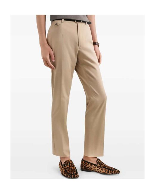 Dolce & Gabbana Natural Buttoned Trousers for men