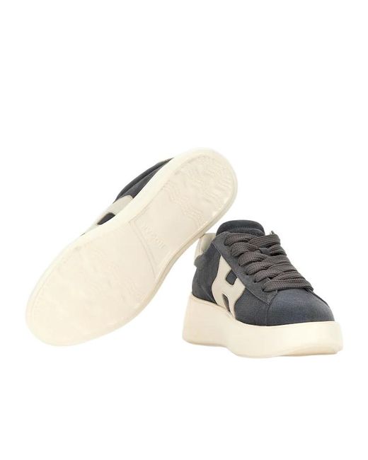 Hogan Blue Rebel Low-Top Sneakers