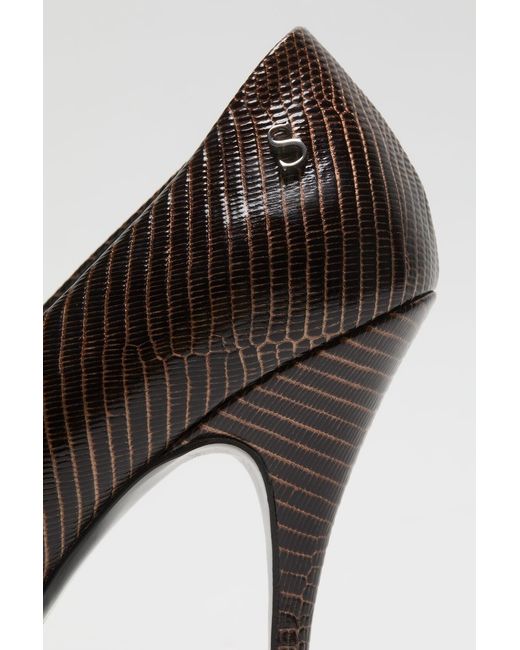 Acne White Point-Toe Leather Pumps