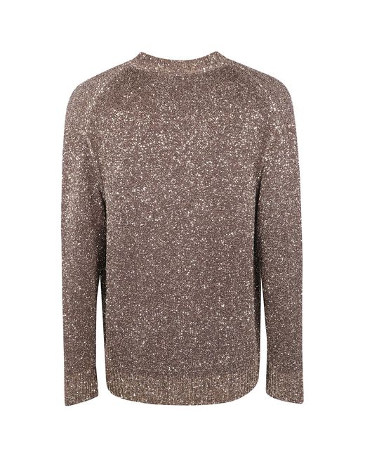 Amiri Brown Long-Sleeved Cardigan for men