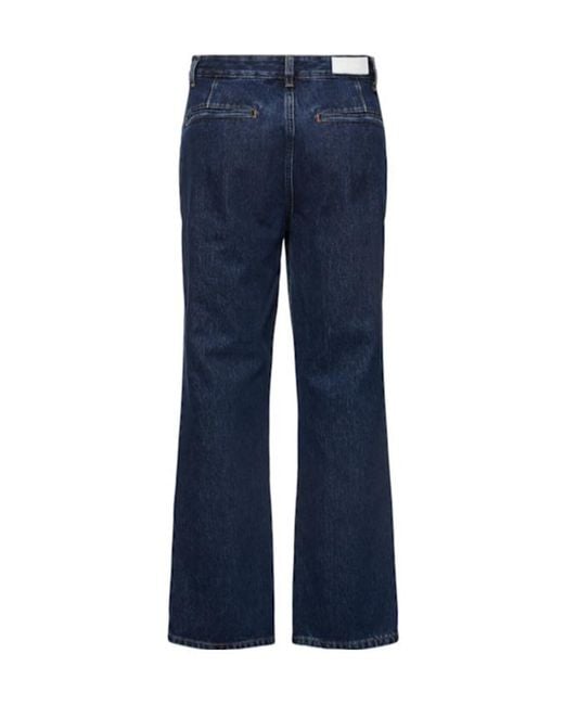 Re/done Blue Embossed Logo Wrangler Jeans