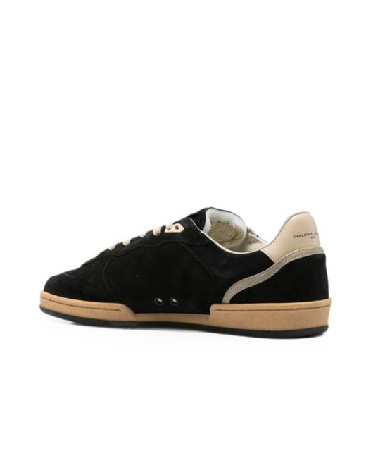 Philippe Model Black Pgal Low-Top Sneakers for men