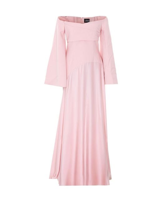 Solace London Pink Rina Maxi Dress