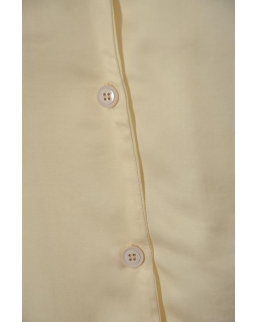 A.P.C. Natural Buttoned Short-Sleeved Shirt