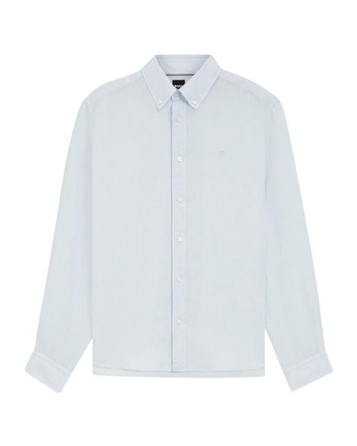 Boss White Long-Sleeves Shirt for men