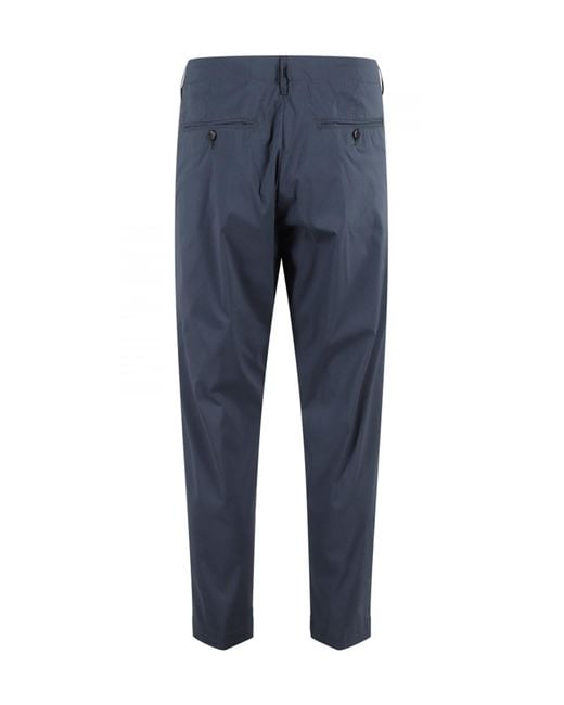 Dondup Blue Slim Cropped Pants for men