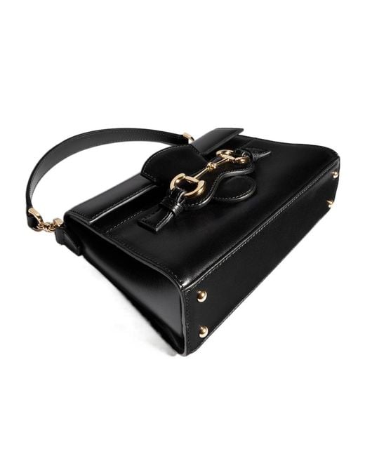 Gucci Black Horsebit Duomo Small Top Handle Bag