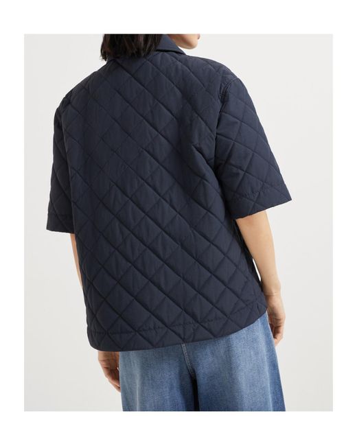 Brunello Cucinelli Blue Padded Jacket