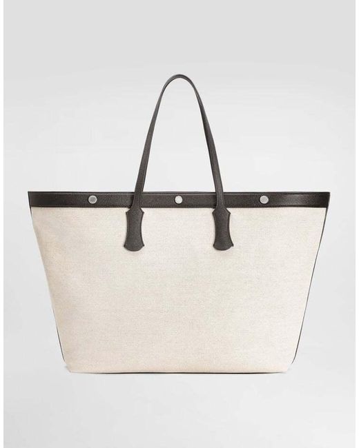 Dolce & Gabbana Natural Atene Shopping Bag for men