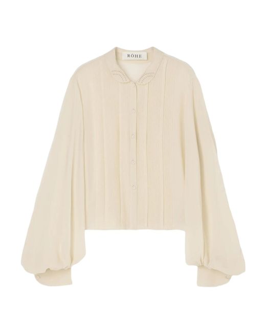 Rohe Natural Puffsleeve Blouse