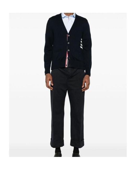 Thom Browne Blue Cardigans for men