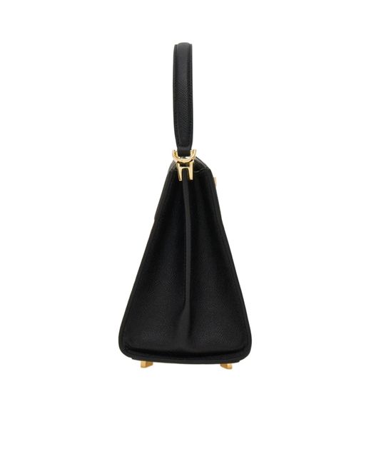 Ferragamo Black Ferragamo The New Studio Box Tote Bag