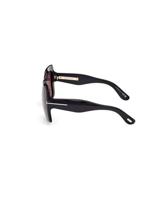 Tom Ford Purple Eyewear Square-Frame Sunglasses