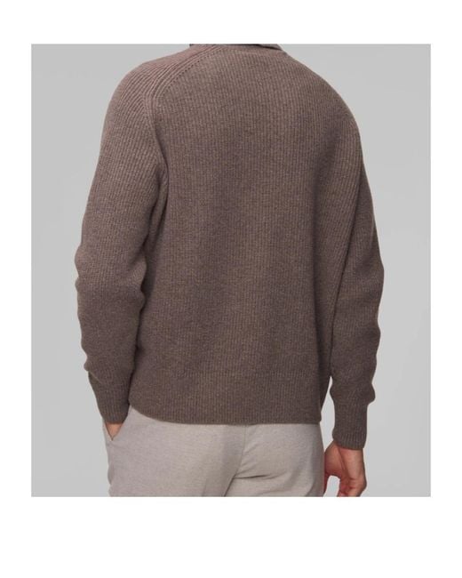 Boss Gray Turtleneck Jumper for men