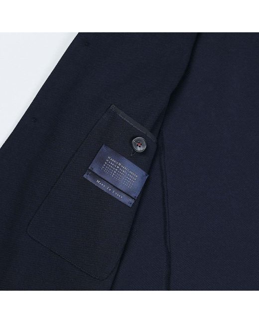Harris Wharf London Blue 2B. Blazer Diagonal Crafted With Loro Piana Fabric for men