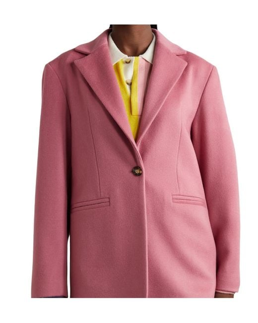 The Elder Statesman Pink Blend Suit Jacket