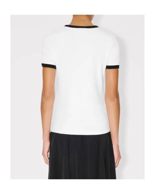 KENZO White Boke Flower 2.0 Embroidered T-Shirt