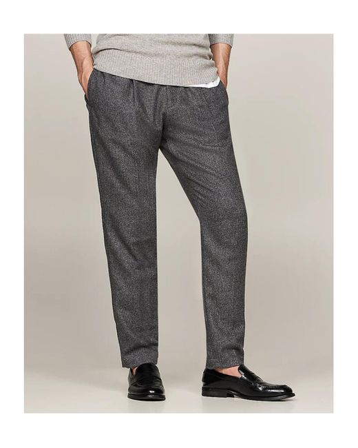 Tommy Hilfiger Gray Belt Loops Slacks for men