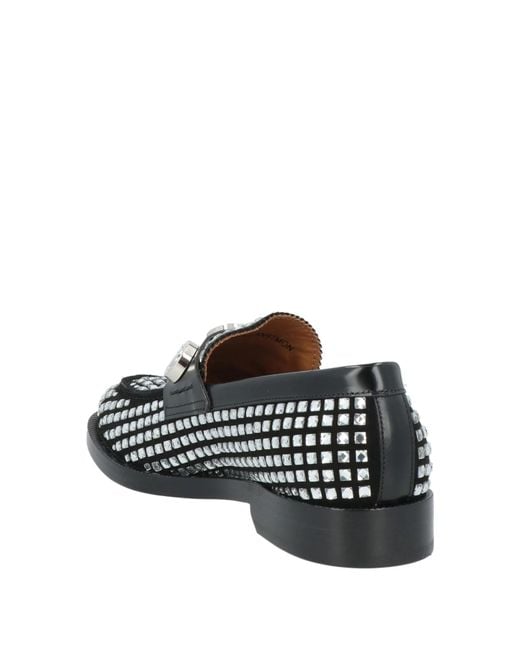 Burberry Black Leather Loafers