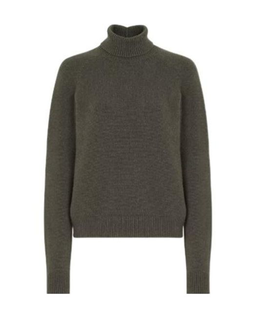 Fendi Green Turtleneck Long Sleeved Knitted Jumper
