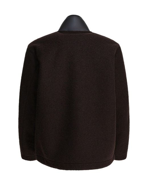 Stone Island Black Embroidered-Logo Jacket for men