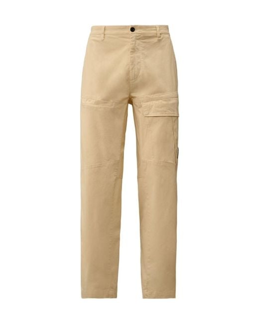 C P Company Natural Belt Loops Slacks for men