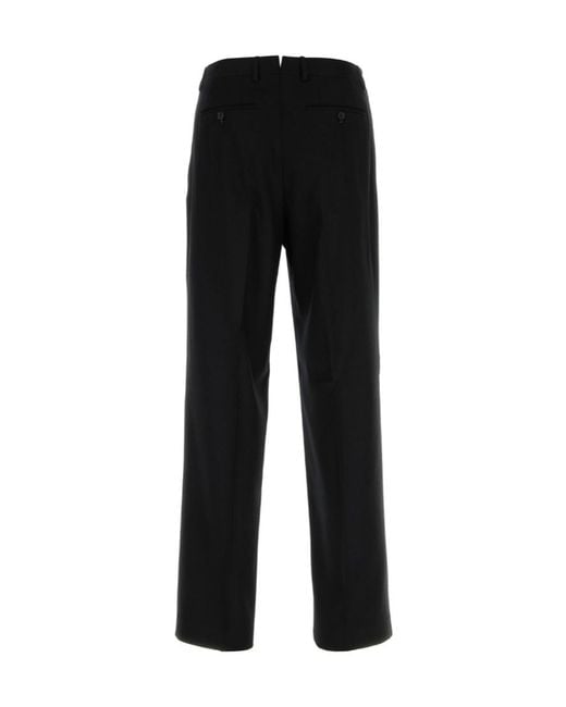 Canali Black Wool Pant for men