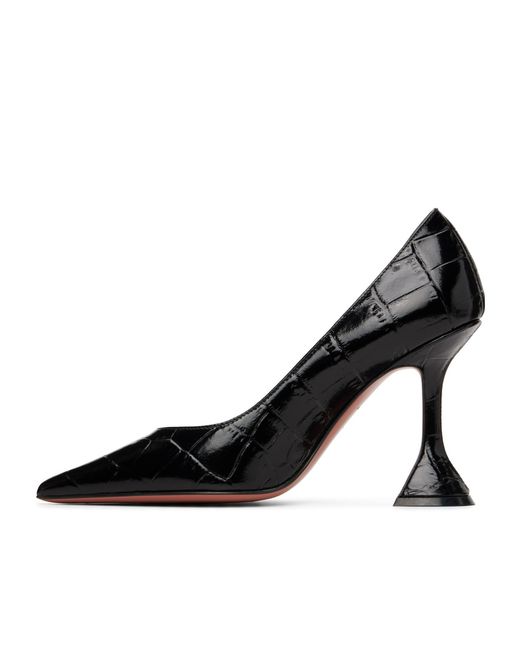 AMINA MUADDI Black Ami Pump 95 Pointed-Toe High Heels