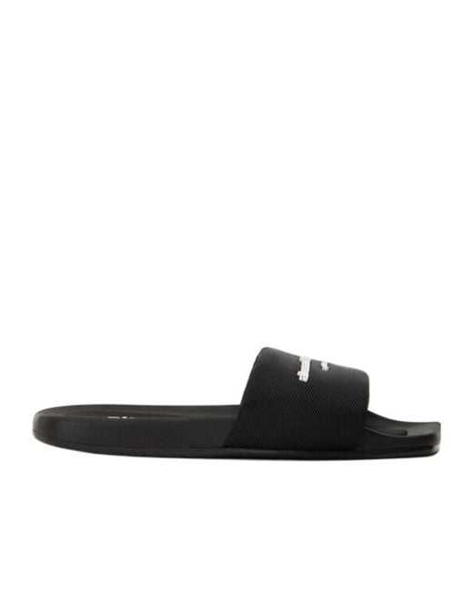 Alexander Wang Black Aw Pool Slides