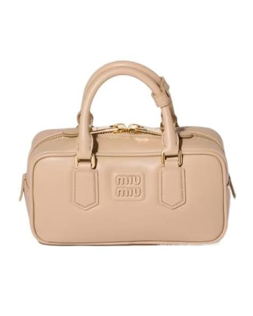 Miu Miu Natural Arcadie Leather Bag