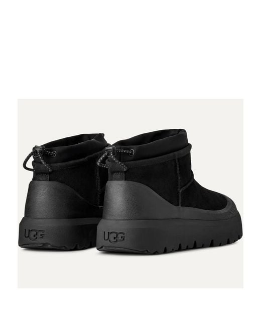 Ugg Black Classic Ultra Mini Weather Hybrid Boots for men