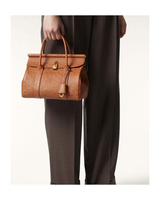 Loro Piana Brown Loom Bag L25