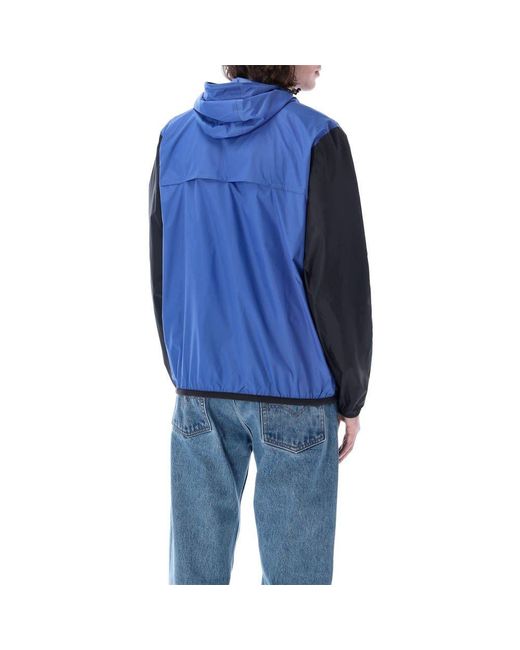 COMME DES GARÇONS PLAY Blue X K-Way Half-Zip Jacket for men