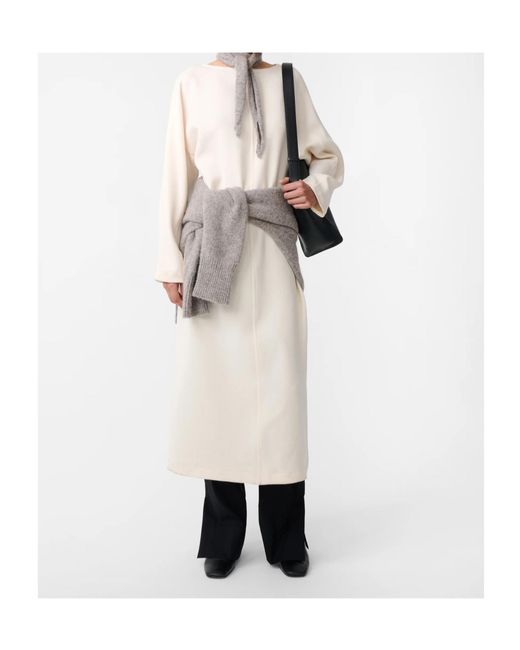 Studio Nicholson White Buttoned Midi Dress