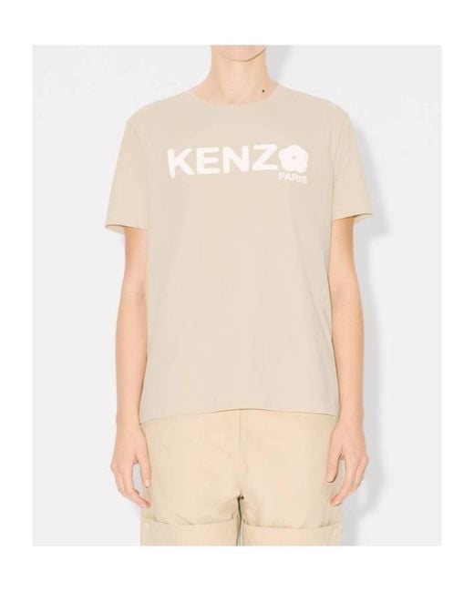 KENZO Natural Boke Flower 2.0 Printed Crewneck T-Shirt