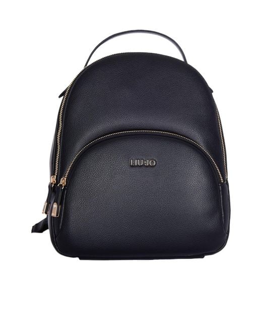 Liu Jo Blue Zipped Backpack