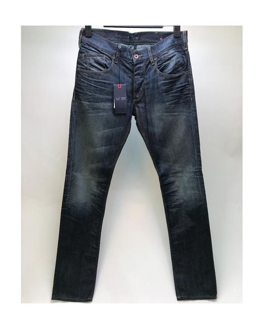 Armani Jeans Blue Five-Pocket Jeans for men